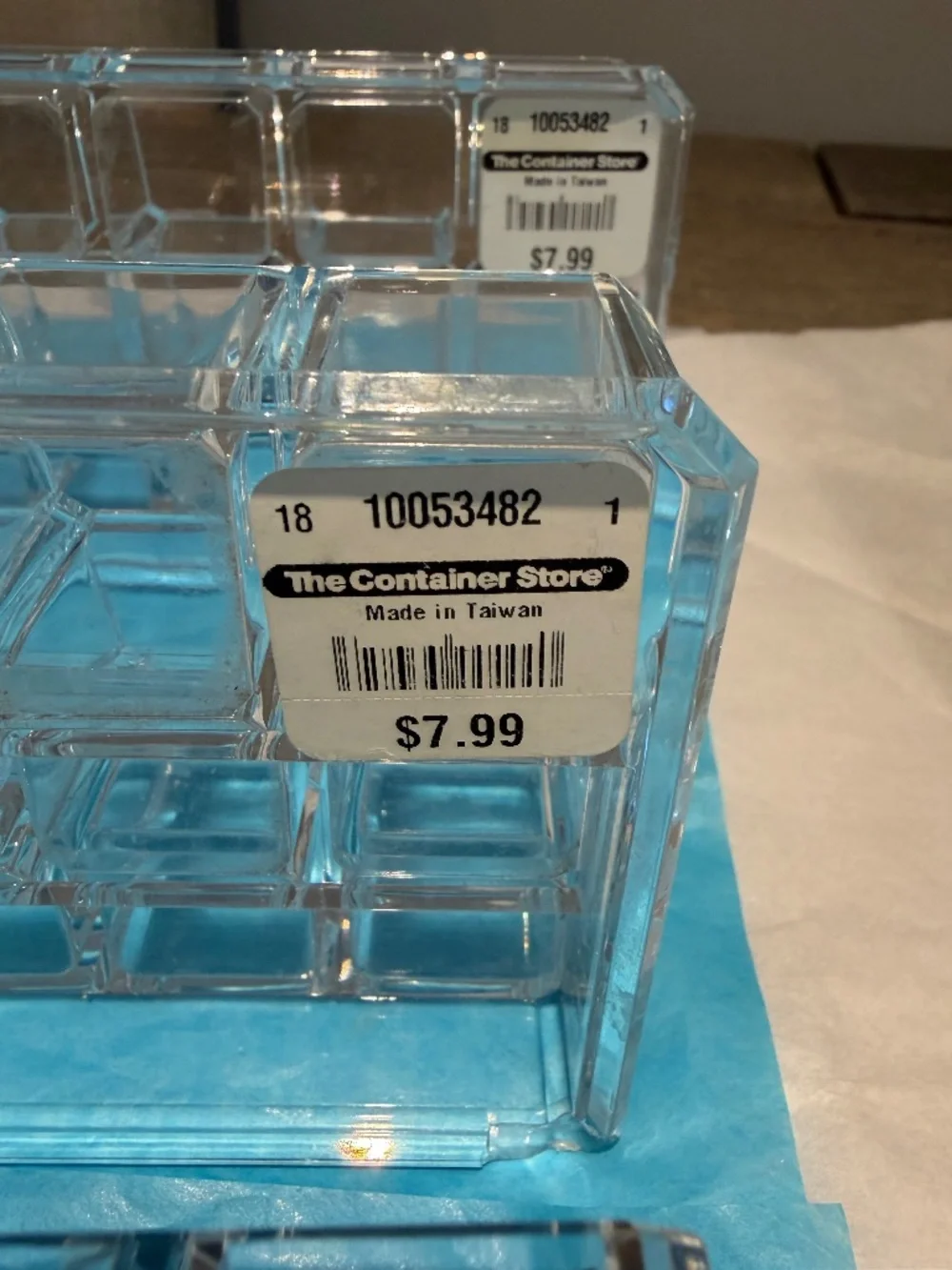 Container Store Acrylic Lipstick Risers - 3 in total
